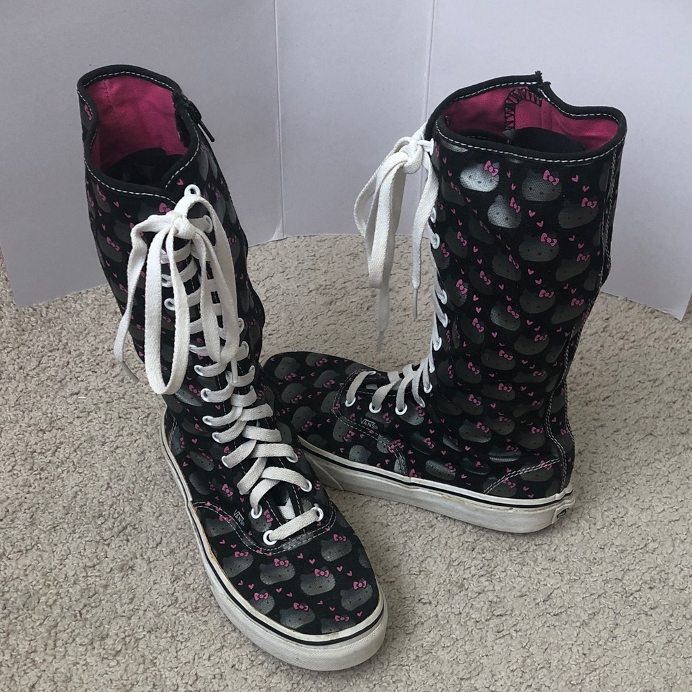 Vans Hello Kitty High Top Lace-Up Sneakers